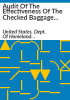 Audit_of_the_effectiveness_of_the_checked_baggage_screening_system_and_procedures_used_to_identify_and_resolve_threats