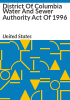 District_of_Columbia_Water_and_Sewer_Authority_Act_of_1996