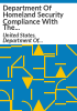 Department_of_homeland_security_compliance_with_the_federal_acquisition_regulation_revisions_on_proper_use_and_management_of_cost-reimbursement_contracts